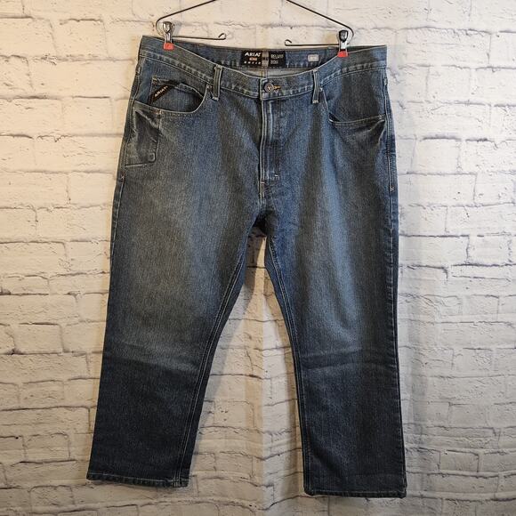Ariat Other - Ariat Men’s Jeans M4 Relaxed Boot REBAR Men’s Sz 40x30